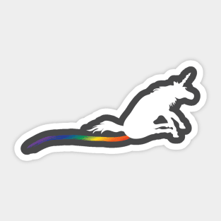 I Fart Rainbows (Unicorn) Sticker